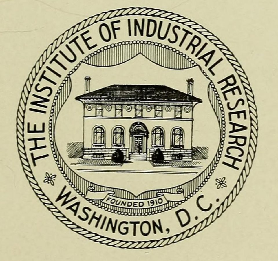Institute of Industrial Research Seal